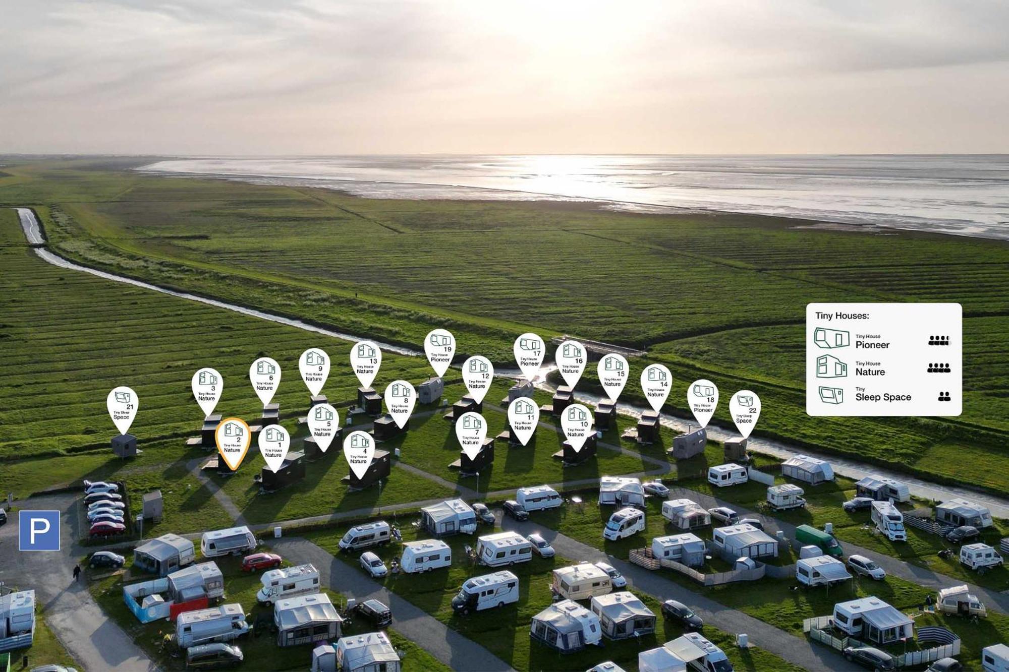 Tiny House Nature 2 Innenlage - Green Tiny Village Harlesiel Carolinensiel Luaran gambar